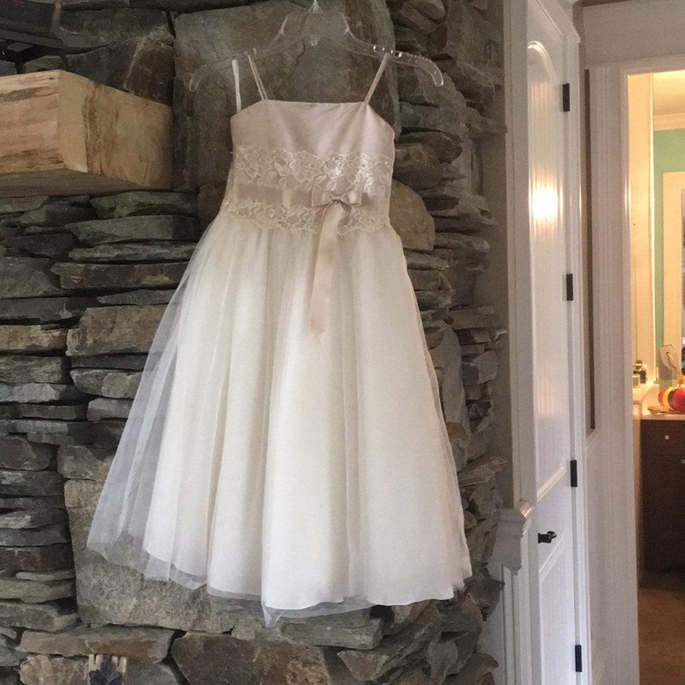 David Bridal flower girl dress size 5